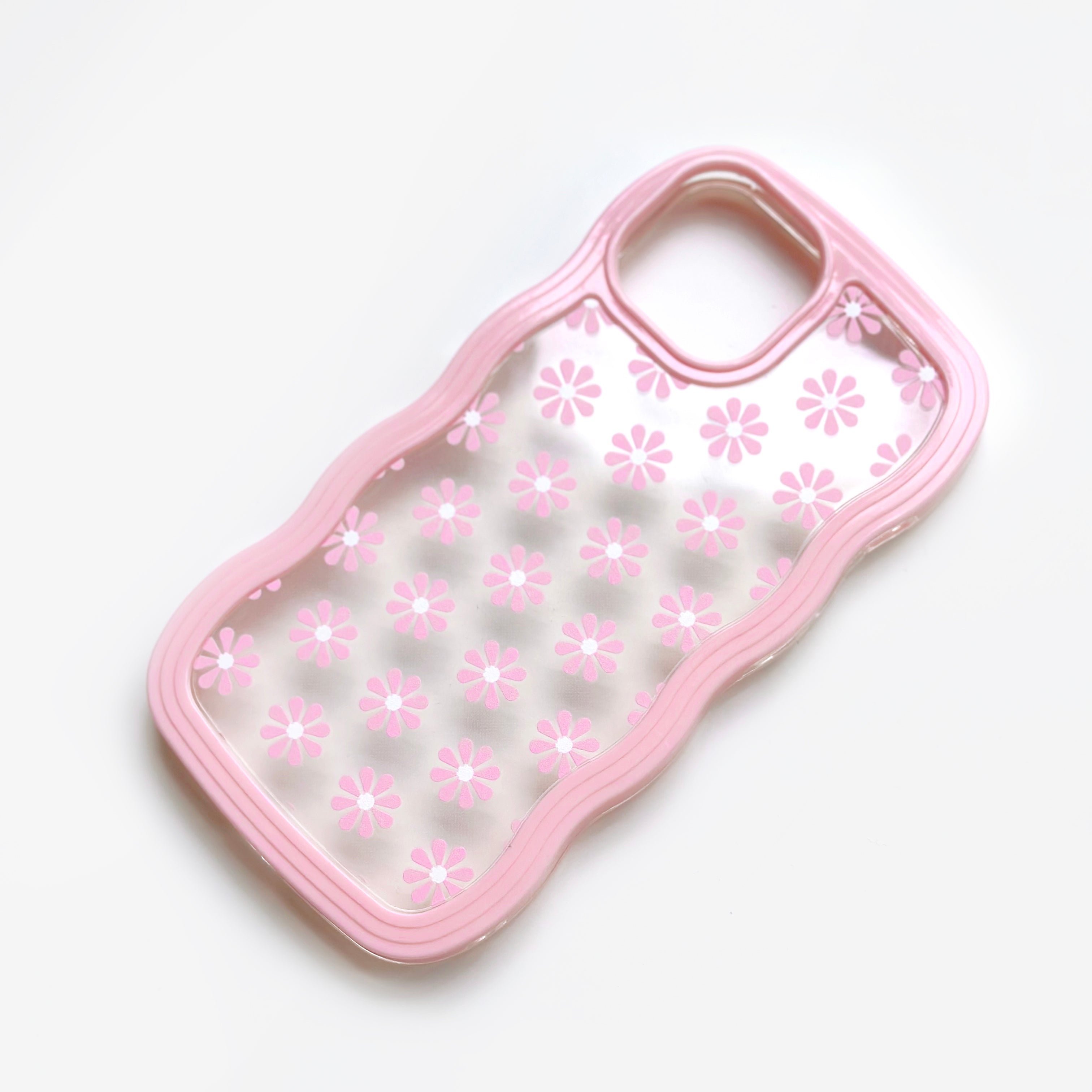 Wavy Bumper Pink Phone Case Have a Nice Day Wavy Bumper Pink Phone Case Have a Nice Day