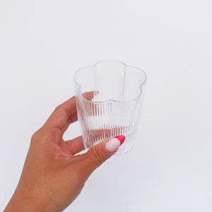 Daisy Juice Ribbed Glass- Set of 2