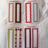 Vintage Photobooth Sticker Frame - Coffee