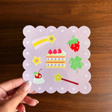 Make a Wish Birthday Glitter Sticker Sheet