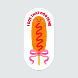 I Got That Dog In Me Corn Dog Sticker