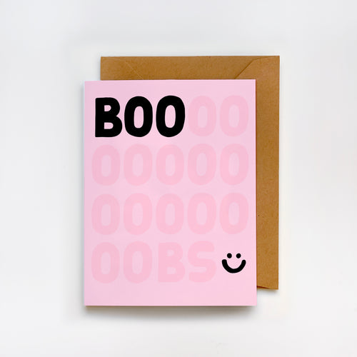 HALLOWEEN Boo-oobs Greeting Card