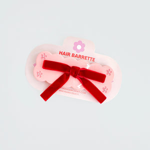 Lacey Bow Barrette