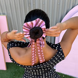 Willow Ruffle Bow Scrunchie