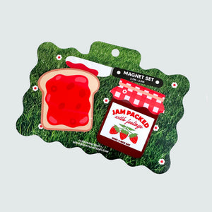 Toast and Jam Magnets- Set of 2