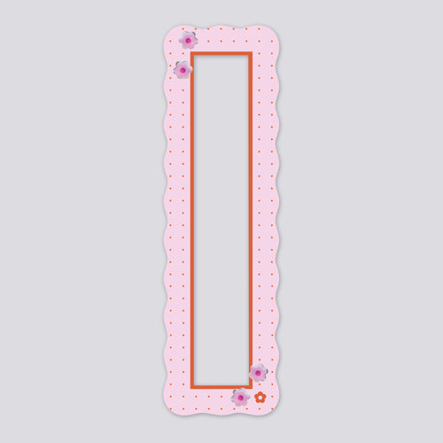Pink Scrapbook Magnetic Vintage Photobooth Frame