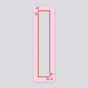 Pink Scrapbook Magnetic Vintage Photobooth Frame