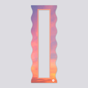 Pink Sunset Magnetic Vintage Photobooth Frame