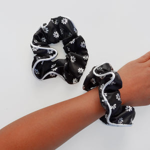 Oreo Satin Scrunchie