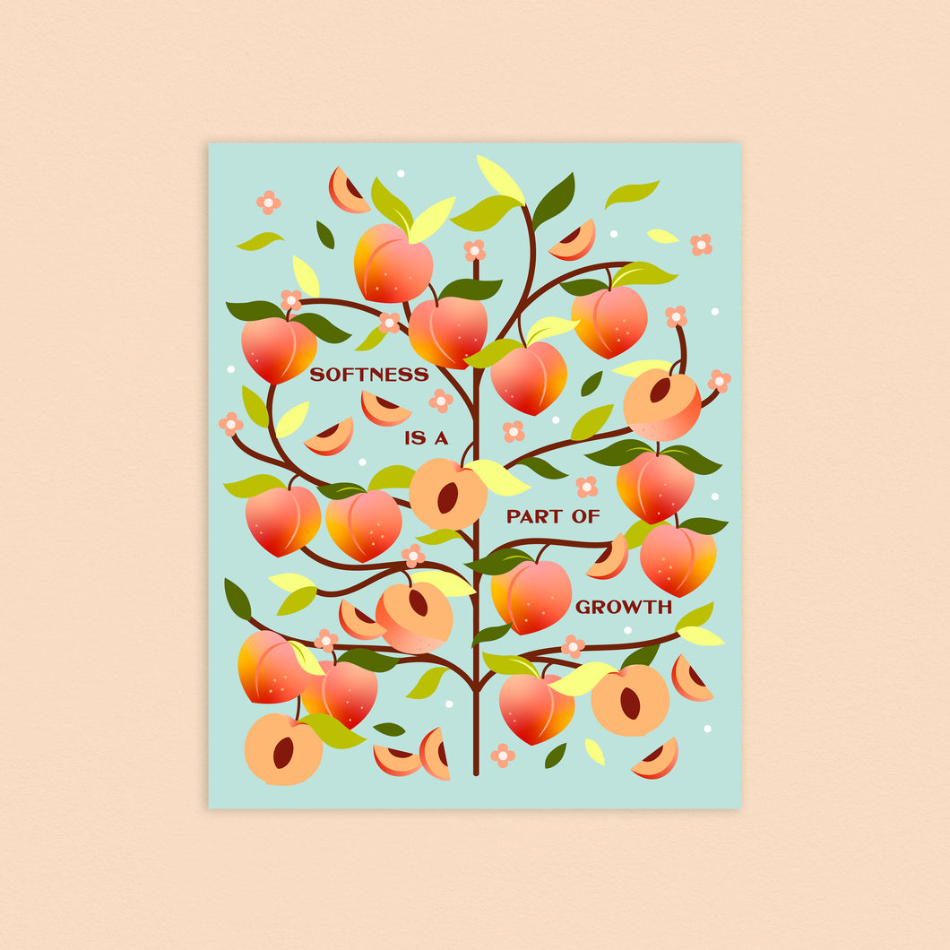 Peach - Garden Series 8x10in Print