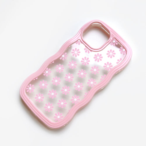 Wavy Bumper Pink Phone Case