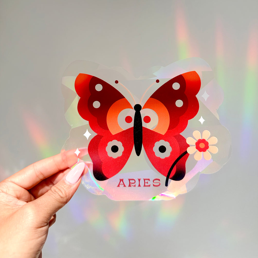 Aries Butterfly Suncatcher