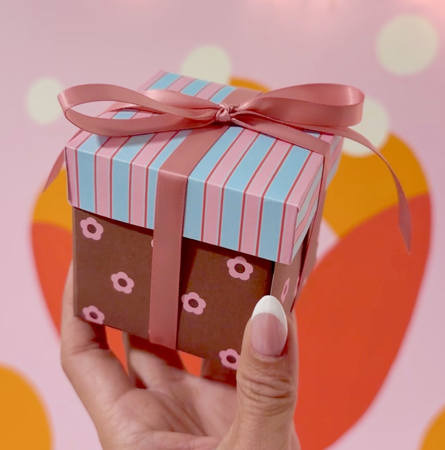 Mini Present Box Layout MINI GIFT BOX TEMPLATES – Have a Nice Day
