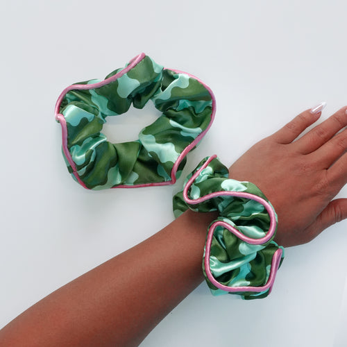 Watermelon Sugar Satin Scrunchie