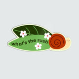 What's The Rush Snail Bumper Magnet