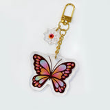 Clear Butterfly Keychain/Charm