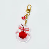 Clear Cherry Keychain/Charm