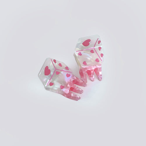 Double Dice Hair Claws- Set of 2