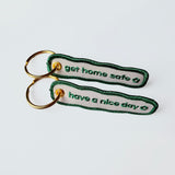 Get Home Safe Patch Keychain