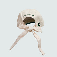 Load image into Gallery viewer, Have A Nice Day Green Bow Hat