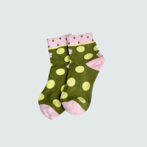 Key Lime Berry Cotton Socks