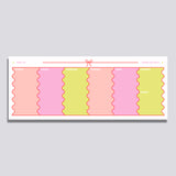 Weekly Note Pad Forget Me Knot