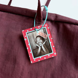 Photo Frame Keychain - Maroon Sky