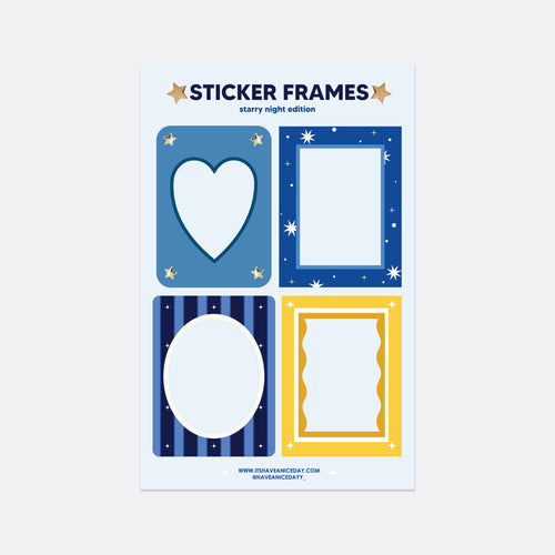 Sticker Frames- Starry Night Edition