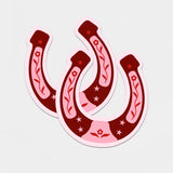 Horseshoe Die Cut Sticker