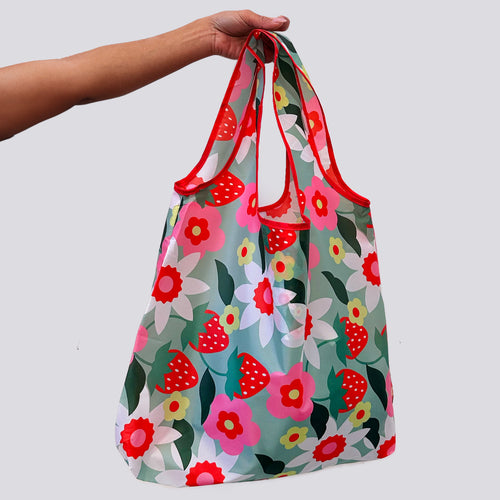 Strawberry Fields Reusable Shoulder Bag