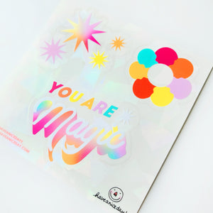 You are Magic Suncatcher Sheet (3 Stickers)