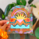 A Trip Around the Sun Suncatcher