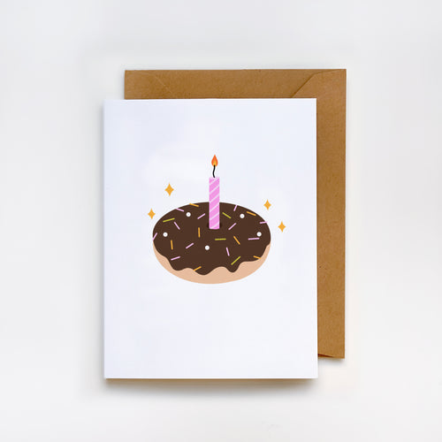 Donut Birthday Greeting Card