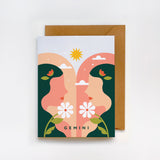 Gemini  Greeting Card
