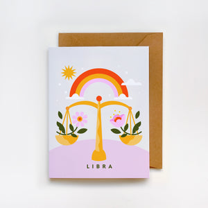 Libra Greeting Card