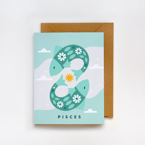 Pisces Greeting Card