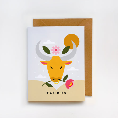 Taurus Greeting Card