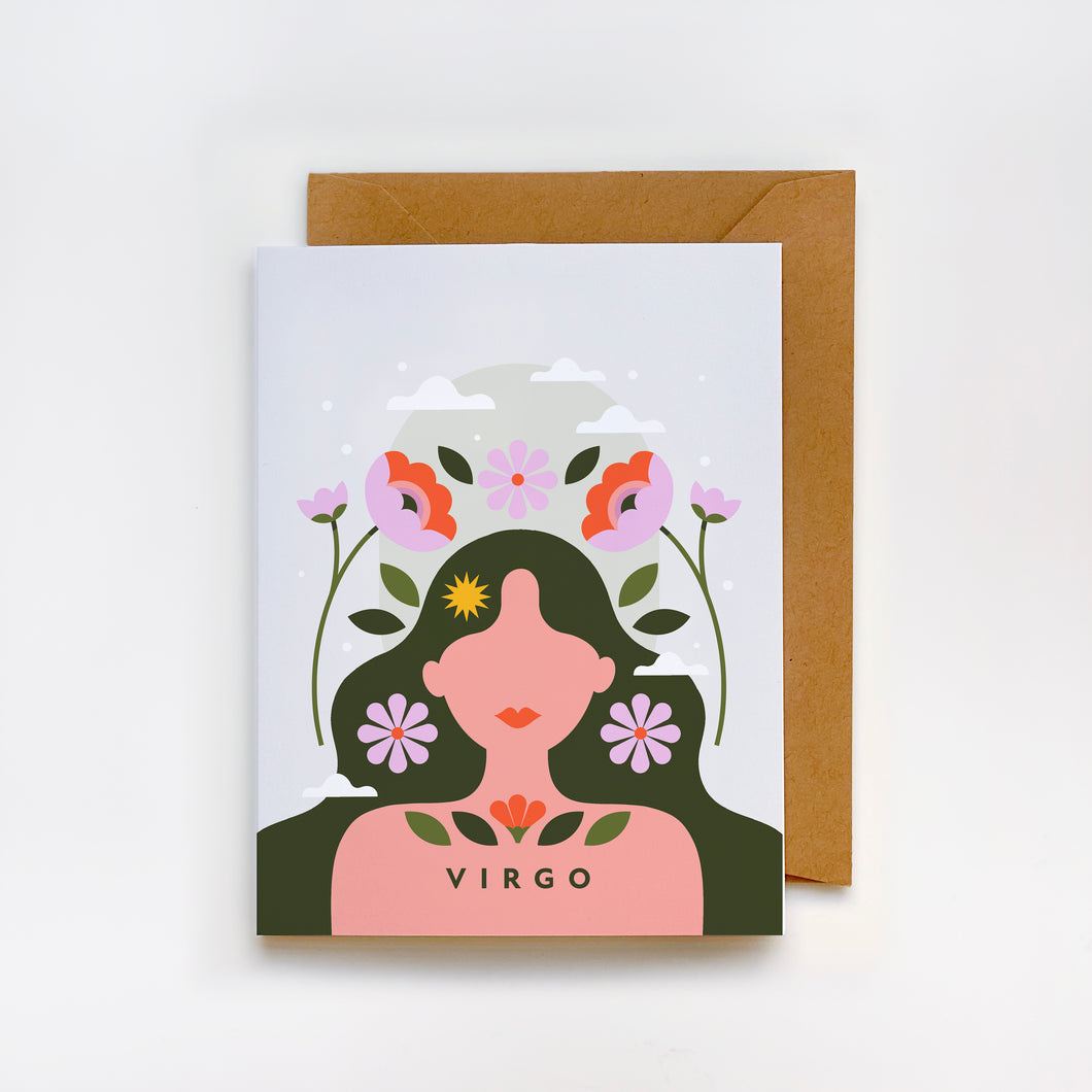 Virgo Greeting Card