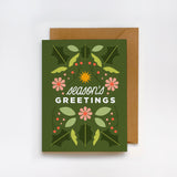 Season's Greetings Holiday Greeting Card