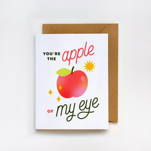 Apple Of My Eye Greeting Card