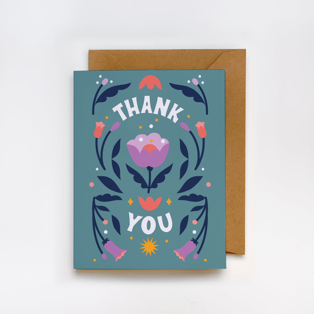 Thank You Florist Greeting Card