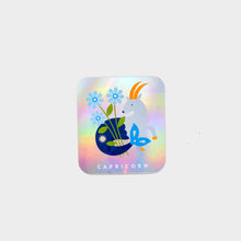 Load image into Gallery viewer, Capricorn Holographic Rectangle Sticker