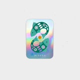 Pisces Holographic Rectangle Sticker