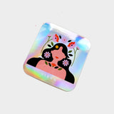 Virgo Holographic Rectangle Sticker