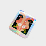 Gemini Holographic Rectangle Sticker