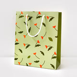 Holiday Flower Gift Bag A5