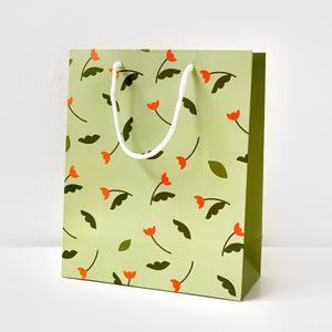 Holiday Flower Gift Bag A5