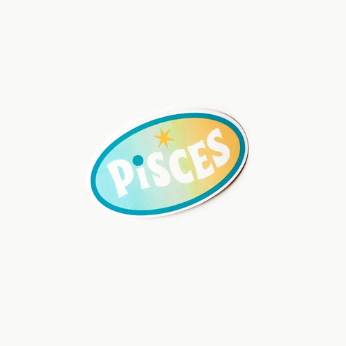 Pisces Clear Die Cut Sticker