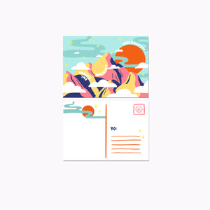 Vacation Post Card Set of 8