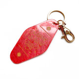 Aries Horoscope Motel Shape Keychain